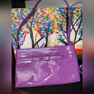Kate Spade Purple Patent Leather Shoulder Bag